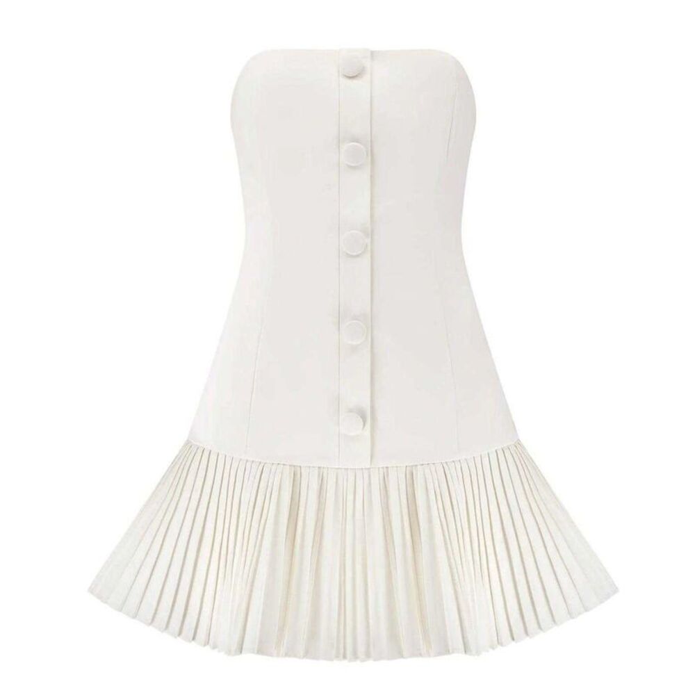 Muse Womens/Ladies The Ultimate Muse Strapless Mini Dress / White